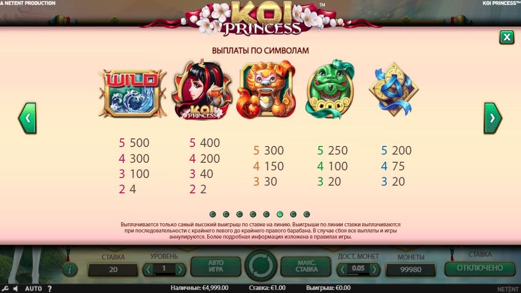 Игра Koi Princess