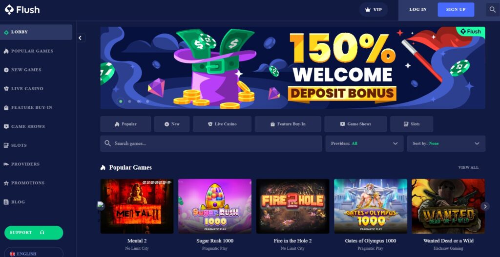 Flush Casino 2025 Bonuses